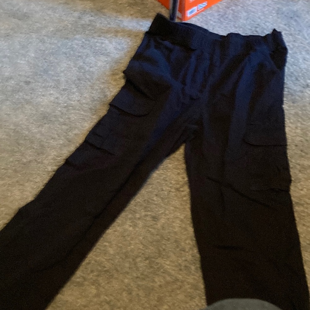 Children place jeans